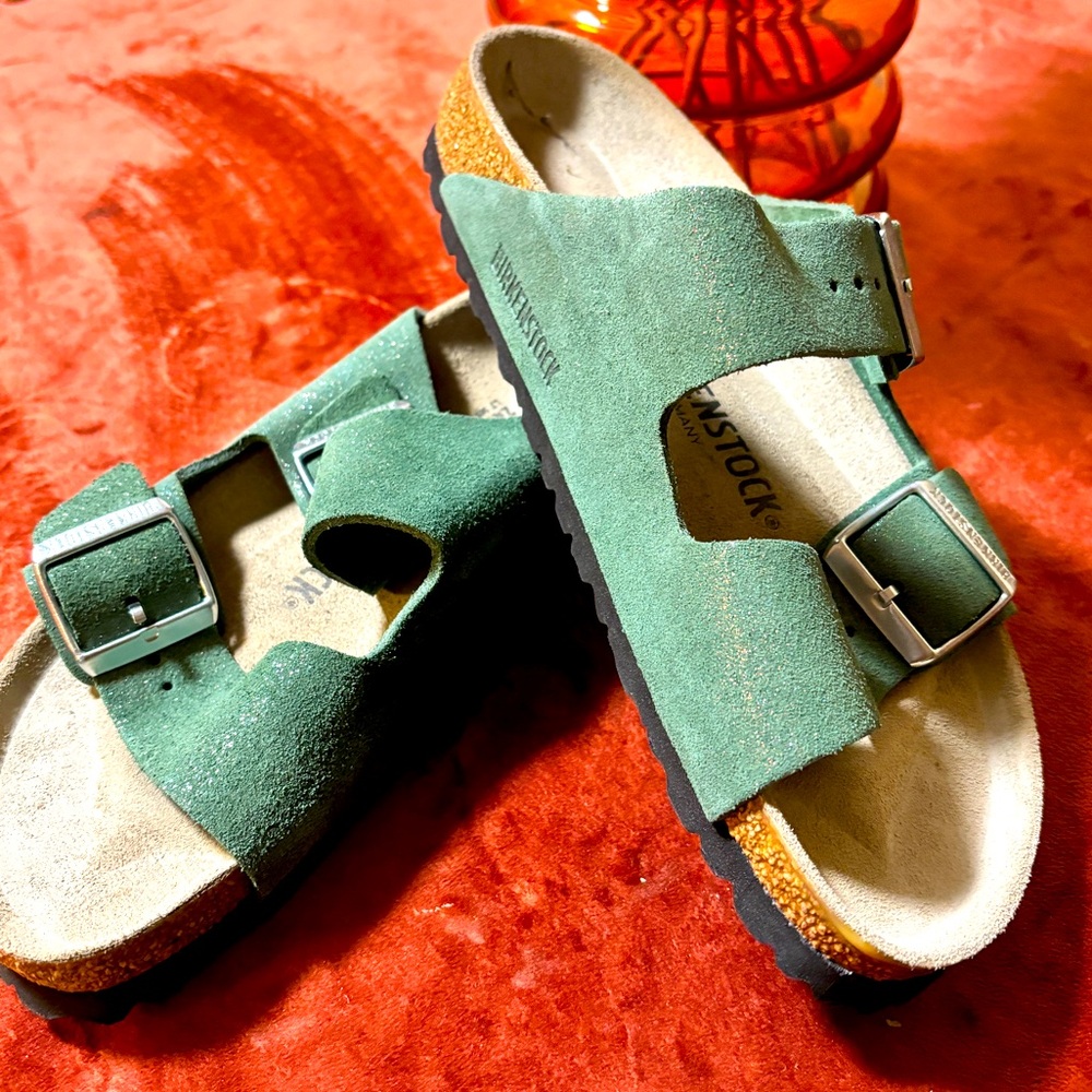 New thyme shimmer Arizona Birkenstock